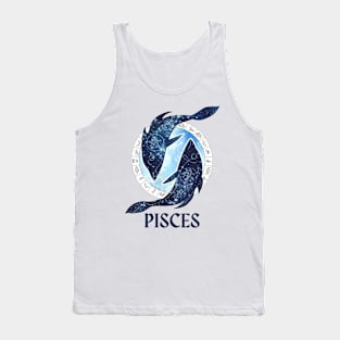 Pisces Zodiac Sign Tank Top